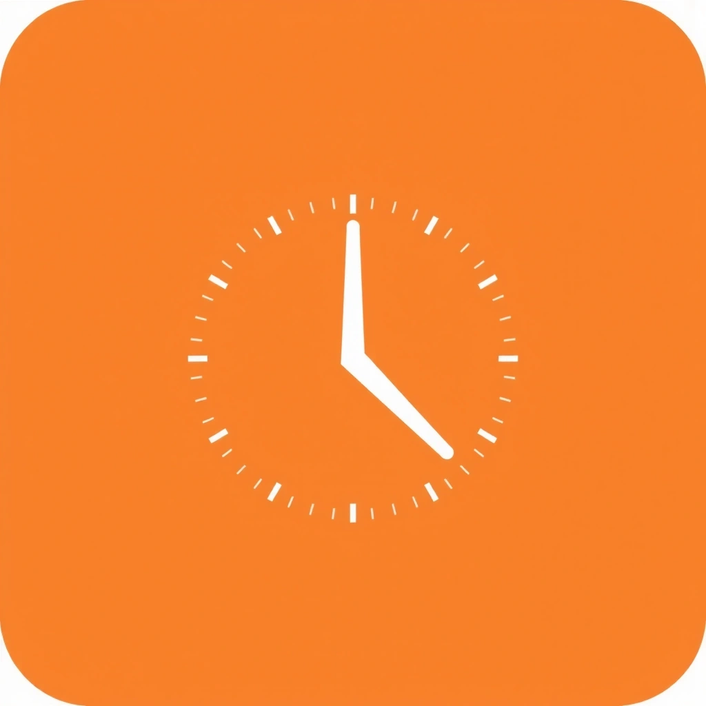 Icono de un reloj para el horario de atención